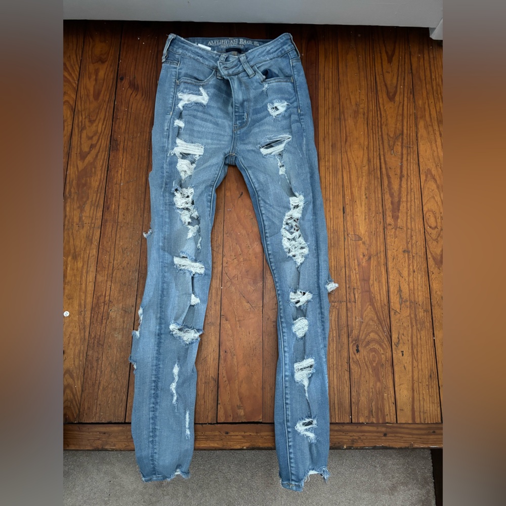 American Eagle Outfitters Light Blue Denim Jeans